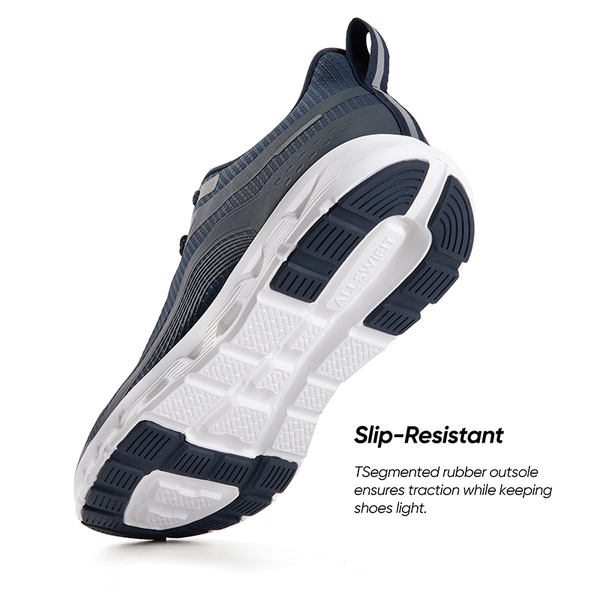 [MovePlush] Men's Lightweight Athletic Sneakers - NAVY - 2